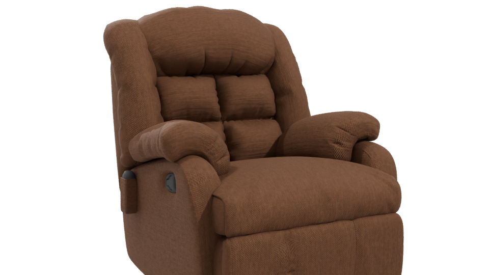 Cozy Recliner Chair Model - Professional 3D Model Render 10