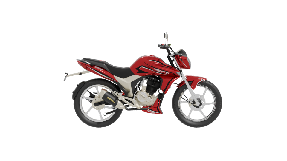 Moto Vento Storm 250cc Motorcycle 3D - Professional 3D Model Render 11