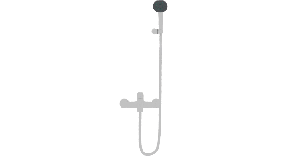 Sleek Modern Shower Head 3D Model - Professional 3D Model Render 11