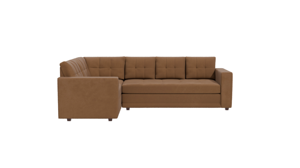 Stylish Sectional Sofa Model - Professional 3D Model Render 11