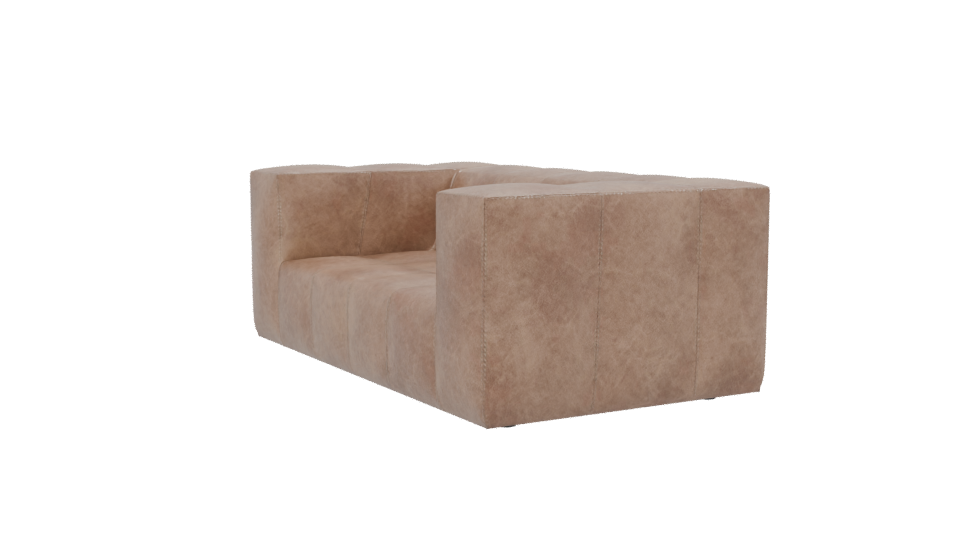 Stylish Leather Sofa Model - Professional 3D Model Render 13
