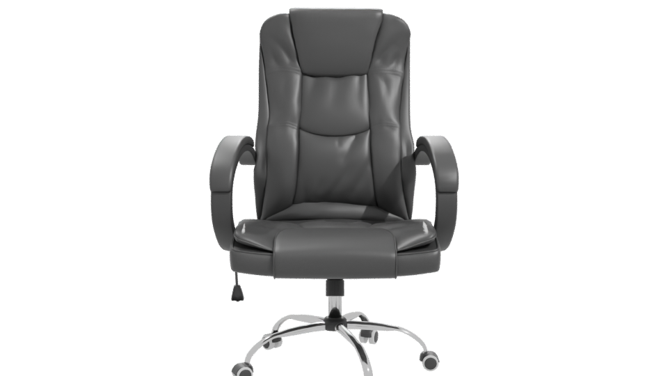Ergonomic High-Back Office Chair 3D Model - Professional 3D Model Render 11