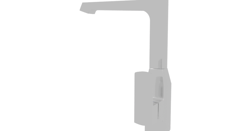 Metallic Robotic Arm Model - Professional 3D Model Render 3