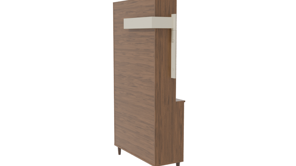 Stylish Wooden Cabinet 3D Model - Professional 3D Model Render 7
