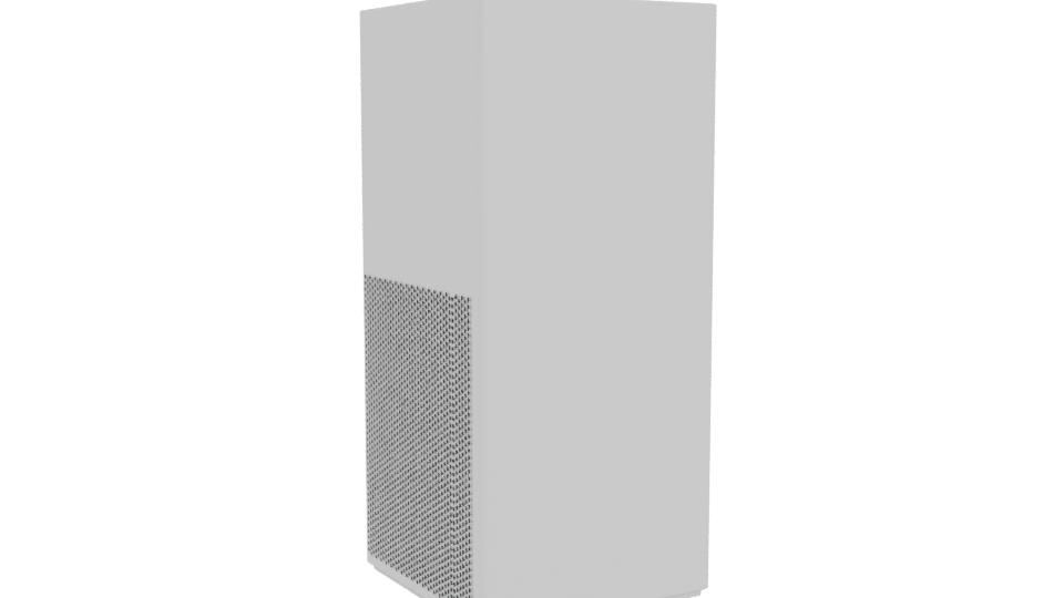 Minimalist Air Purifier Model 3D - Professional 3D Model Render 4