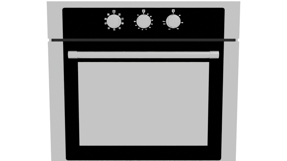 Stylish Kitchen Oven Model 3D - Professional 3D Model Render 11