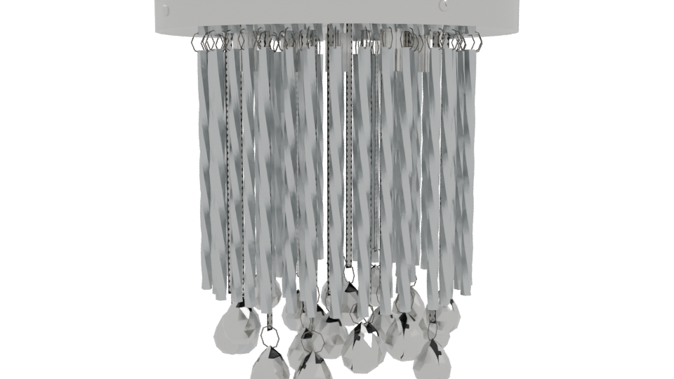 Stylish Modern Chandelier 3D - Professional 3D Model Render 10