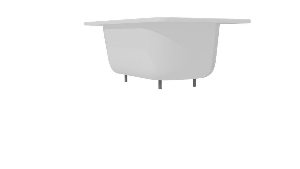 Contemporary Freestanding Bathtub 3D Model - Professional 3D Model Render 7