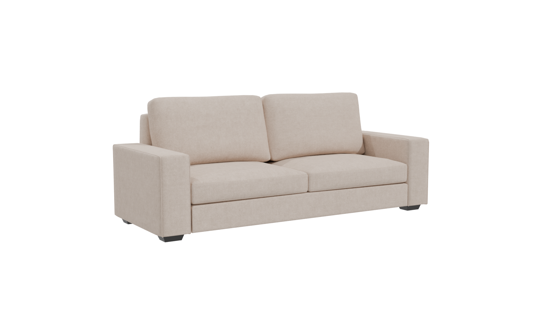 Contemporary Fabric Sofa 3D Model - Professional 3D Model Render 10