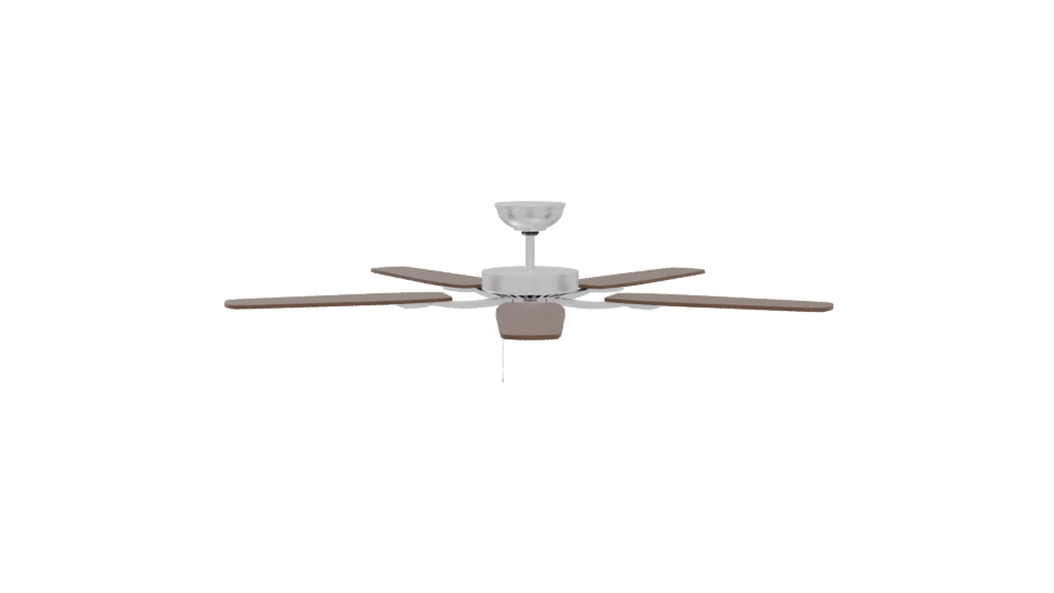 Modern Ceiling Fan 3D Model - Professional 3D Model Render 5