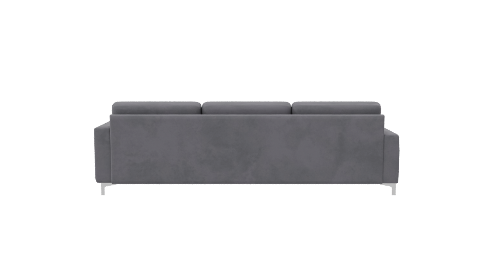 Contemporary Fabric Sectional Sofa 3D Model - Professional 3D Model Render 8