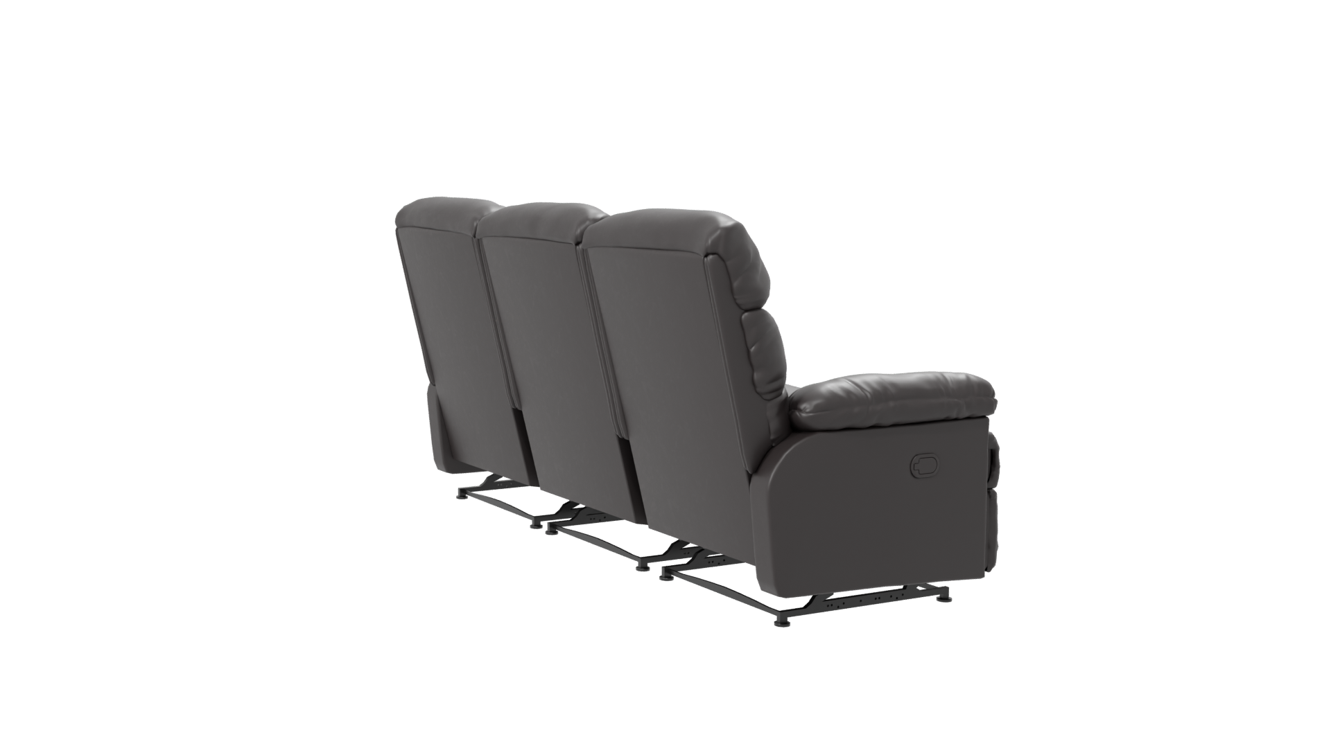 Reclinable Brown Couch 3D Model - Professional 3D Model Render 7