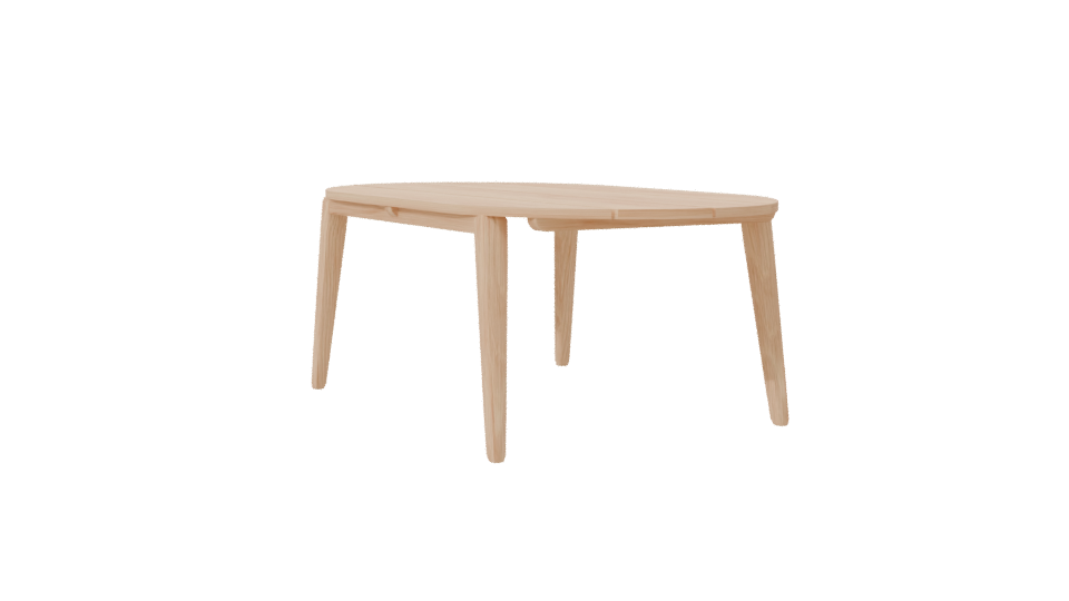 Bergen Acacia Coffee Table 3D - Professional 3D Model Render 7