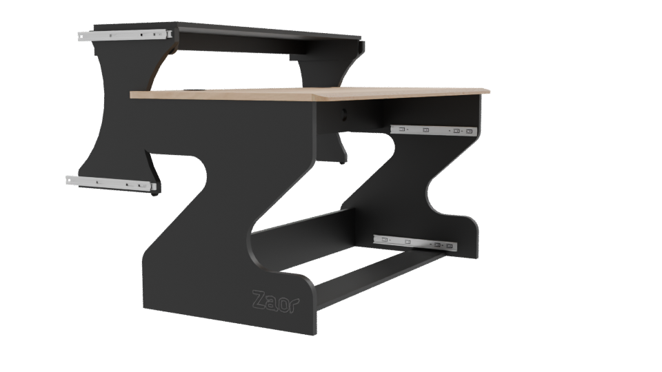 Stylish Modern Office Desk 3D - Professional 3D Model Render 9