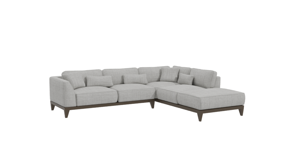 Stylish Modular Sofa 3D - Professional 3D Model Render 10