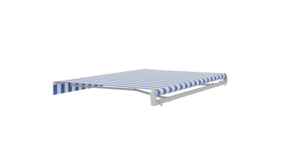 Striped Outdoor Canopy 3D Model - Professional 3D Model Render 6