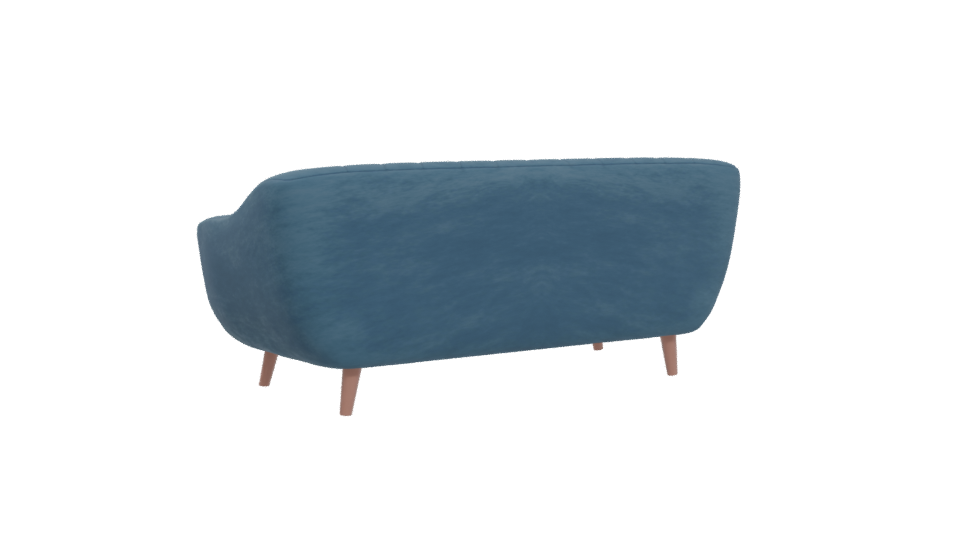 Elegant Modern Sofa 3D Model - Professional 3D Model Render 4