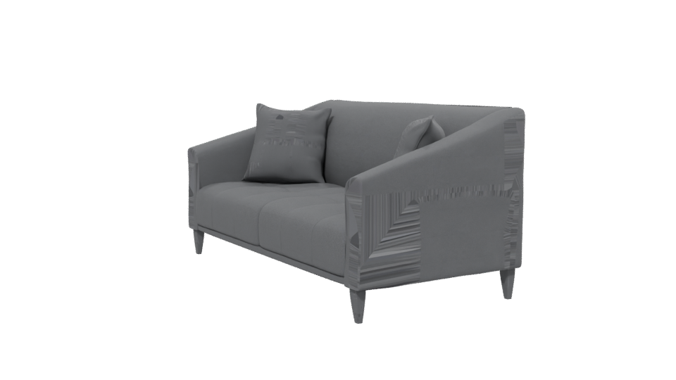 Stylish Grey Sofa 3D Model - Professional 3D Model Render 13
