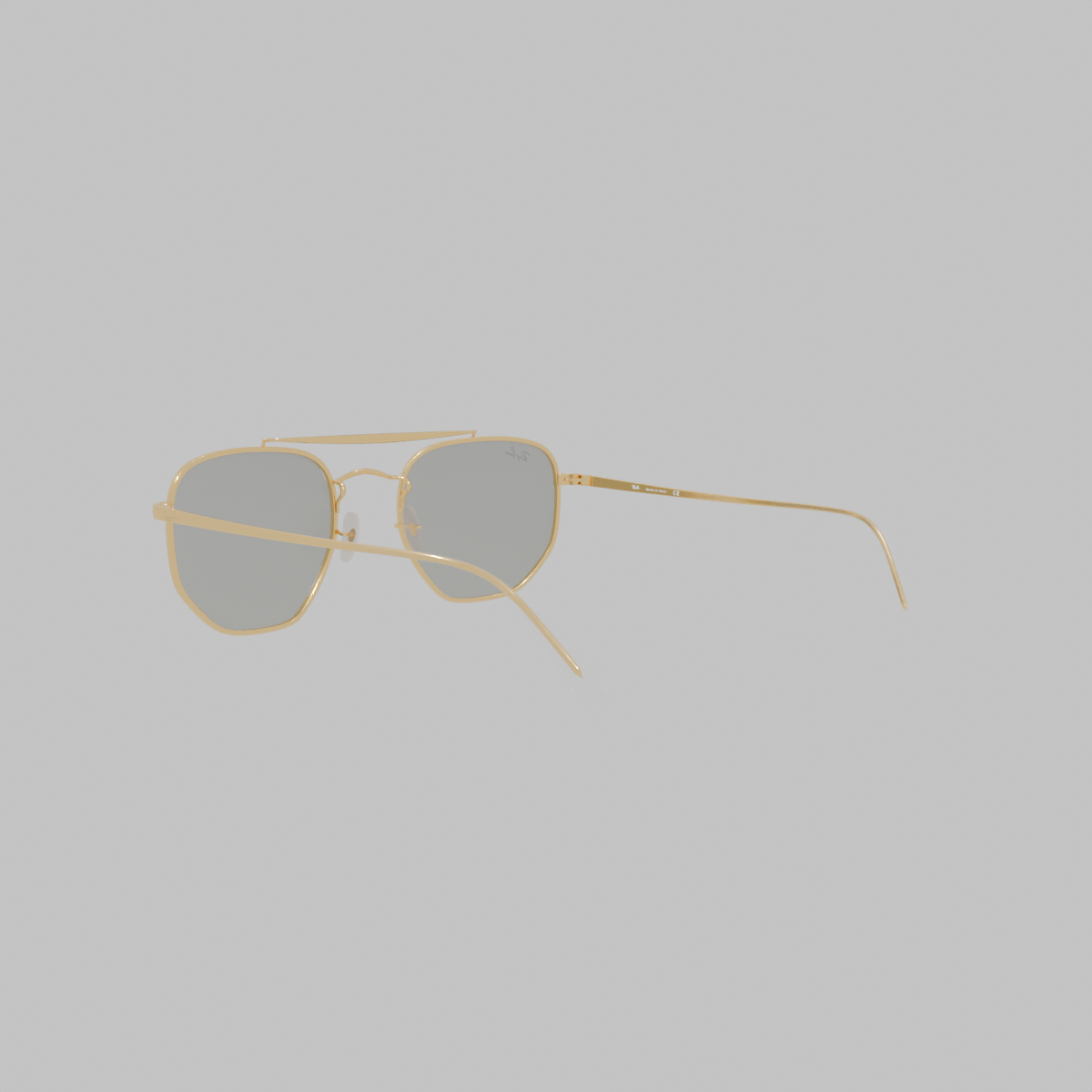 Lentes de Sol Ray Ban Redondos Dorado