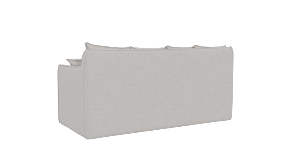 Stylish White Sofa 3D Model - Professional 3D Model Render 4