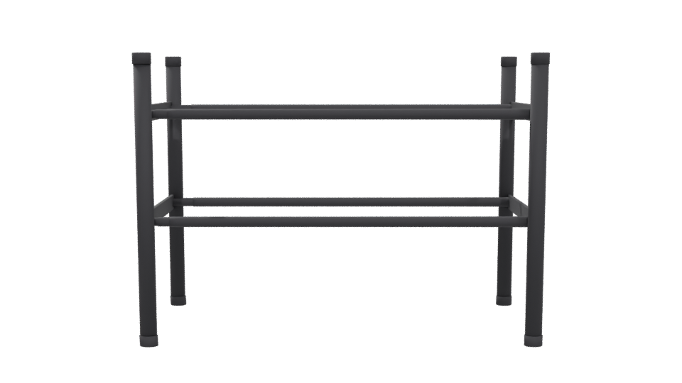 Industrial Metal Frame Table 3D - Professional 3D Model Render 5
