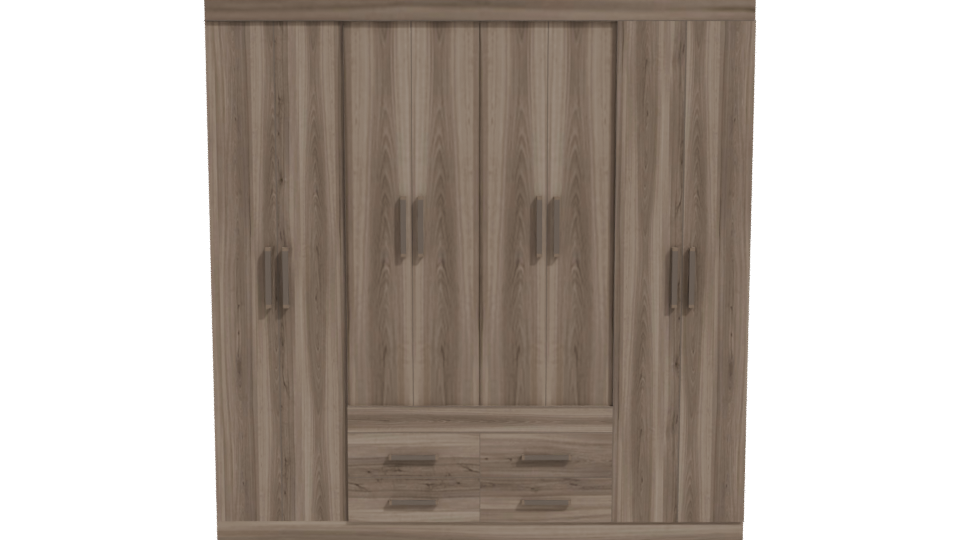 Modern Closet Napoles 3D Model - Professional 3D Model Render 11