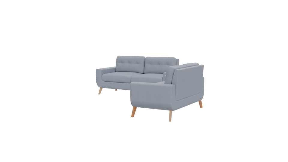Stylish Modern Sofa Set 3D - Professional 3D Model Render 12
