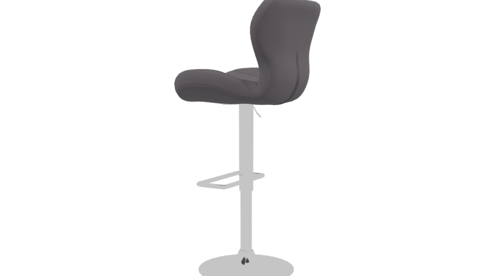 Stylish Modern Bar Stool 3D - Professional 3D Model Render 3