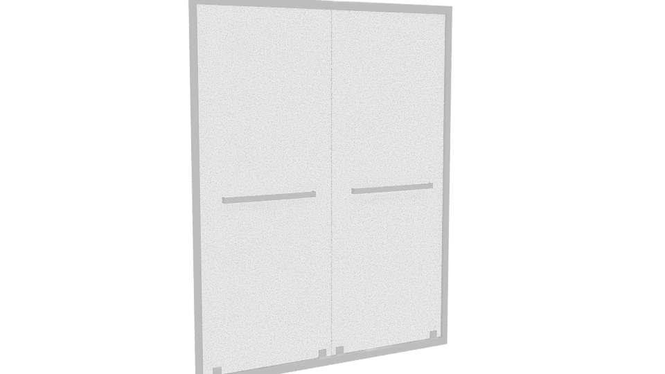 Double Door Modern Cabinet 3D - Professional 3D Model Render 10