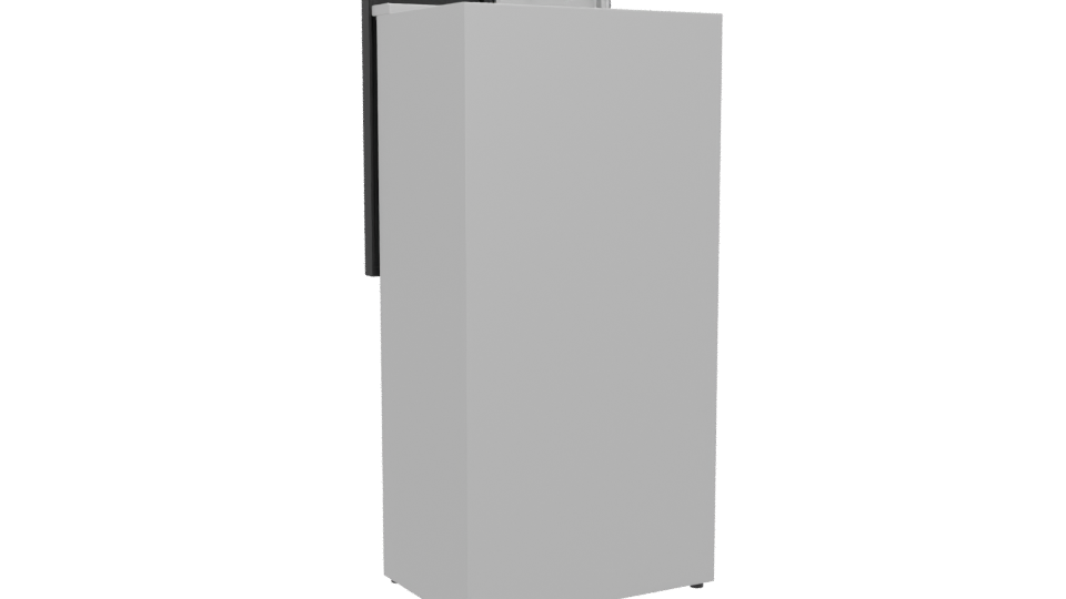 Sleek Modern Refrigerator 3D - Professional 3D Model Render 4