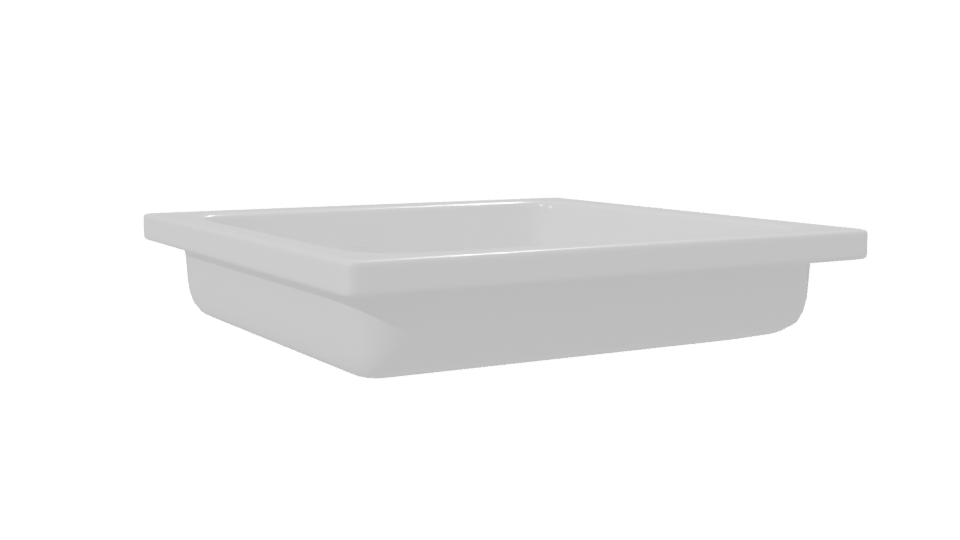 Contemporary Square Kitchen Sink 3D Model - Professional 3D Model Render 7