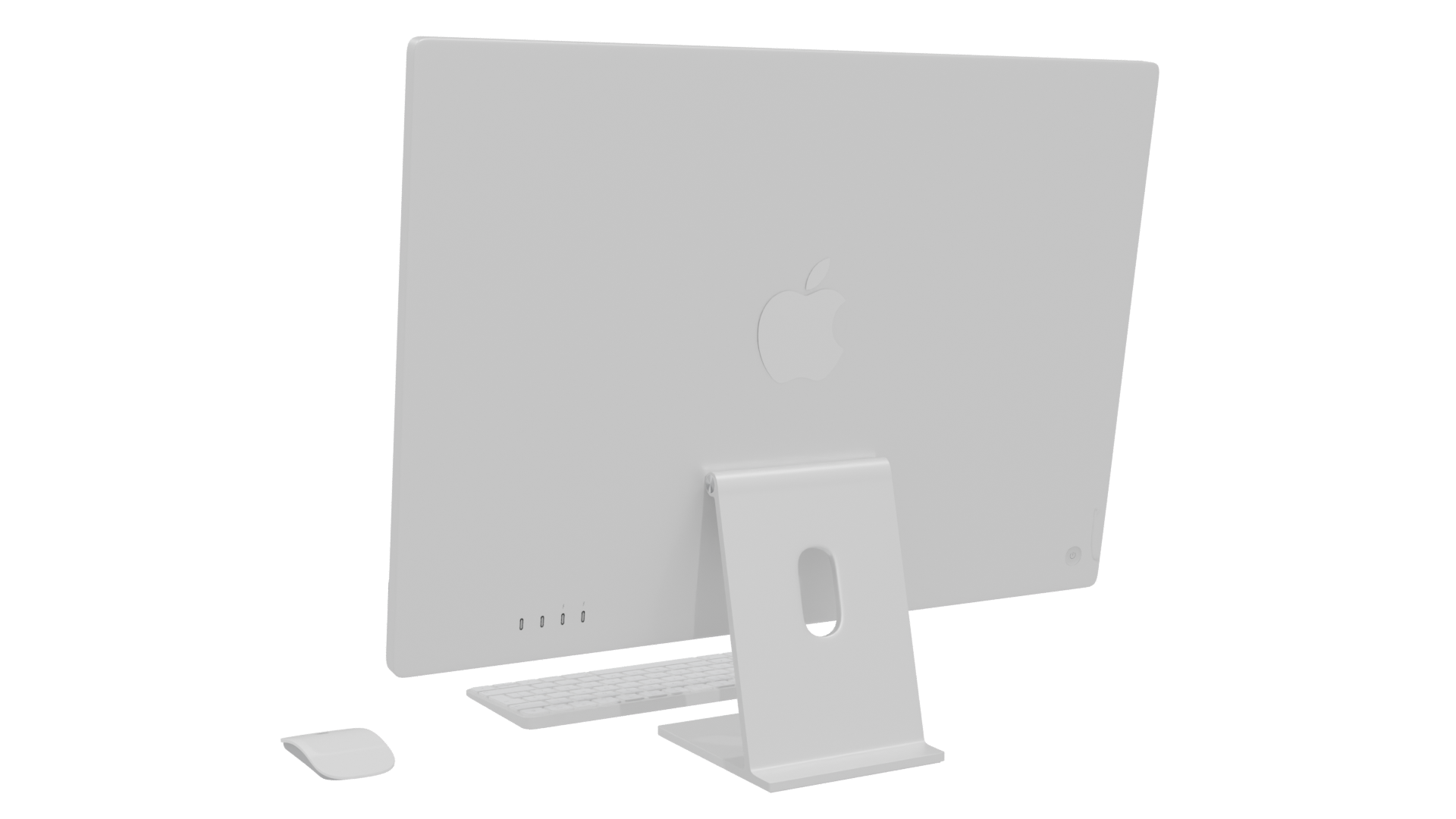 iMac Ret 4.5K 3D Model - Professional 3D Model Render 4