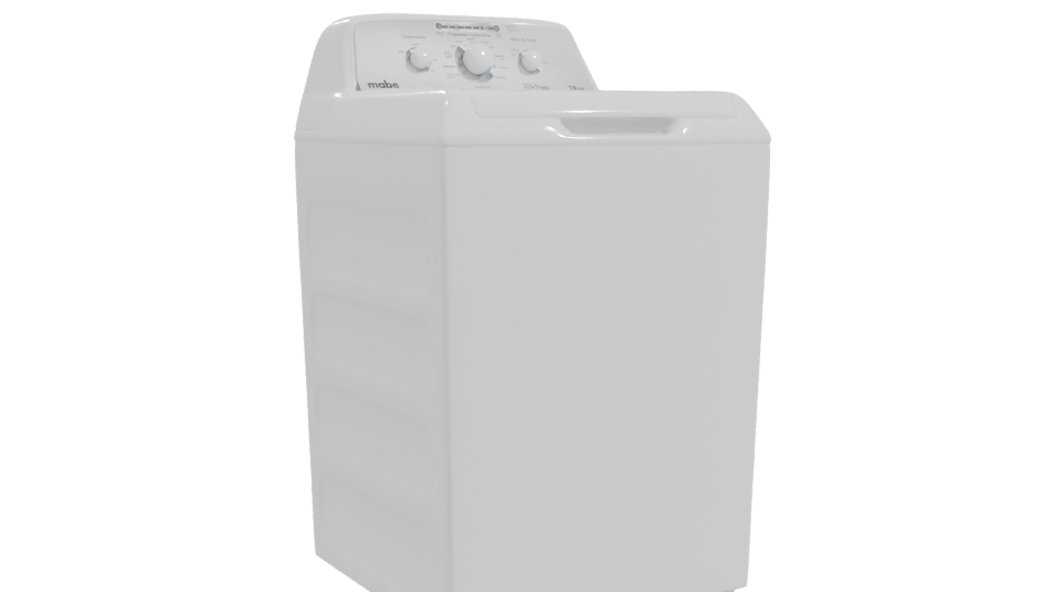 Top-Loading Washing Machine 3D - Professional 3D Model Render 10