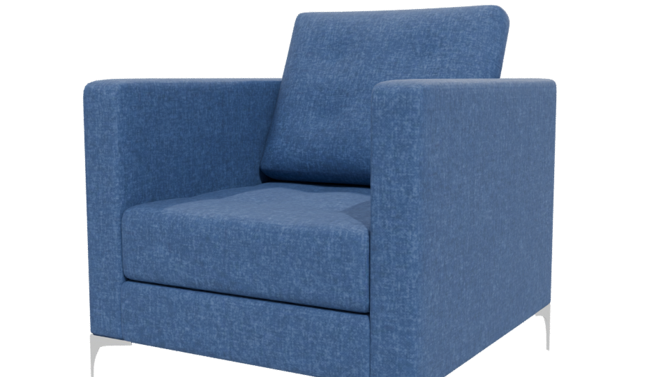 Contemporary Armchair 3D Model - Professional 3D Model Render 12