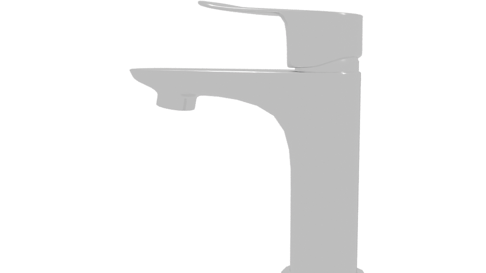 Polished Metallic Kitchen Sink Model - Professional 3D Model Render 3