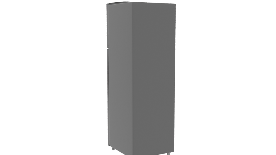 Sleek Modern Refrigerator Model 3D - Professional 3D Model Render 4
