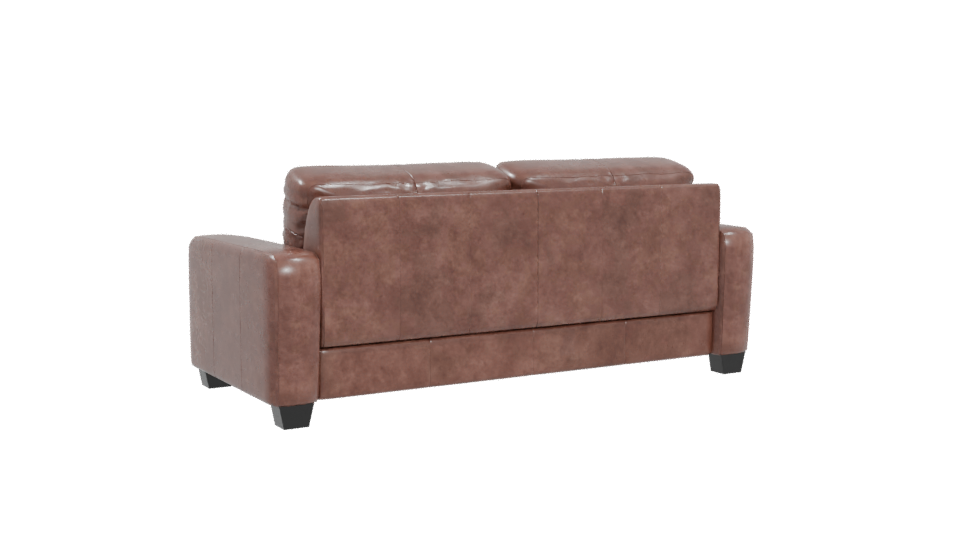 Stylish Leather Sofa Model 3D - Professional 3D Model Render 4