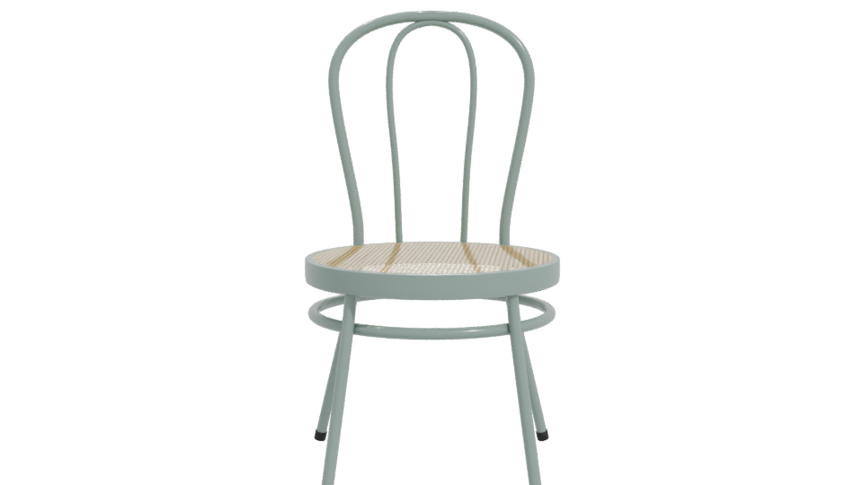 Stylish Vintage-Style Dining Chair 3D Model - Professional 3D Model Render 11