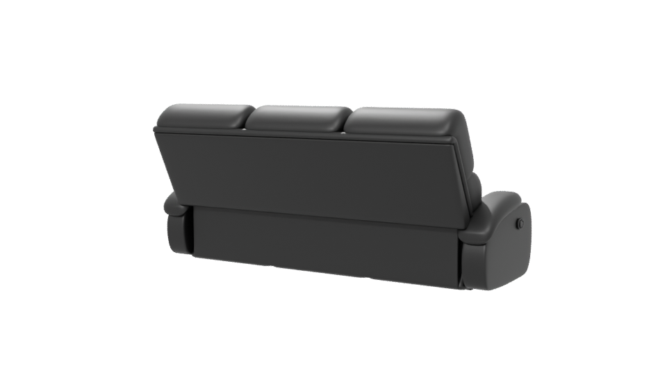 Contemporary Reclining Sofa Model - Professional 3D Model Render 6