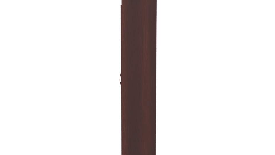 Stylish Wooden Storage Cabinet 3D Model - Professional 3D Model Render 2