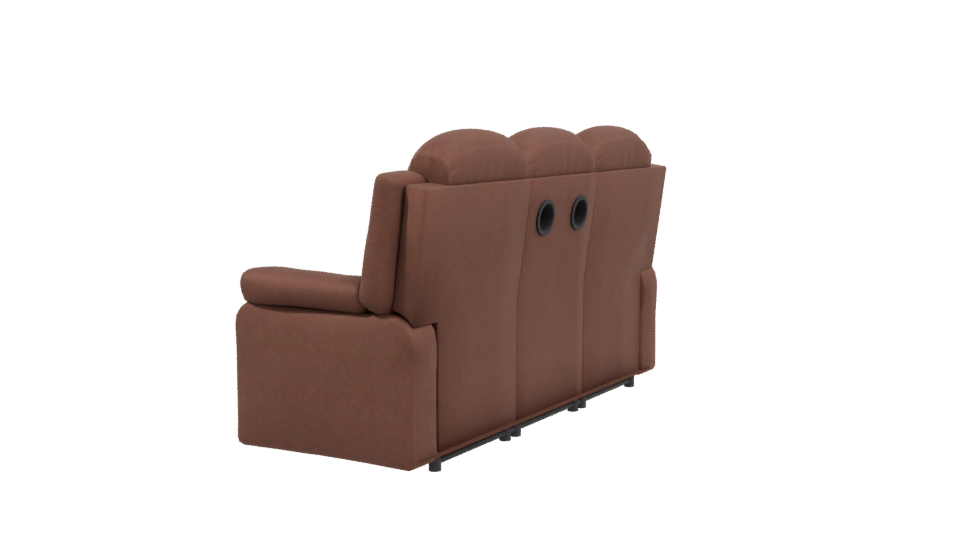 Luxurious Fabric Sofa 3D Model - Professional 3D Model Render 3