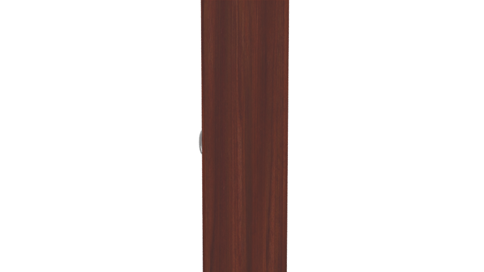 Elegant Wooden Wardrobe 3D Model - Professional 3D Model Render 2