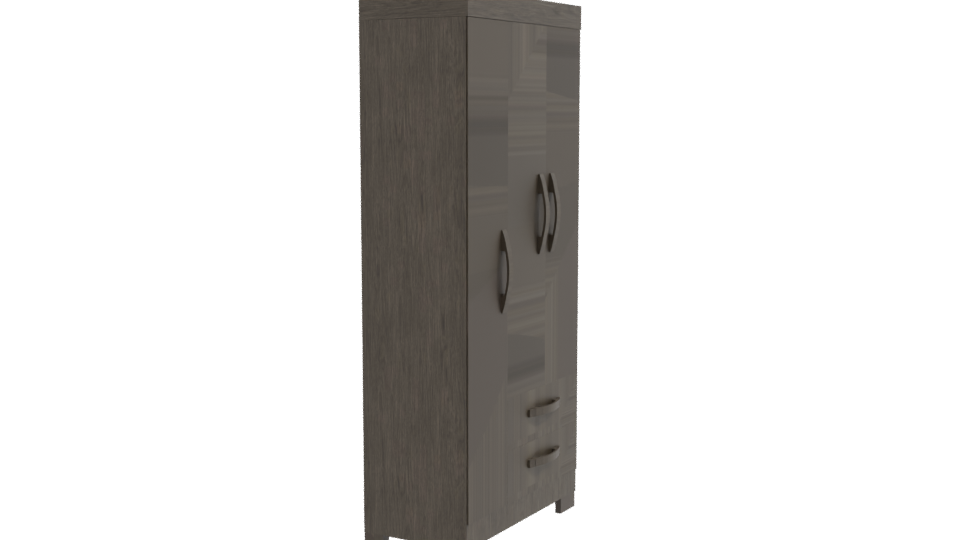 Stylish Modern Cabinet 3D Model - Professional 3D Model Render 9