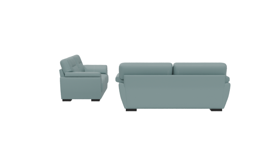 SALA 32 Vinyl Leather Sofa 3D - Professional 3D Model Render 5