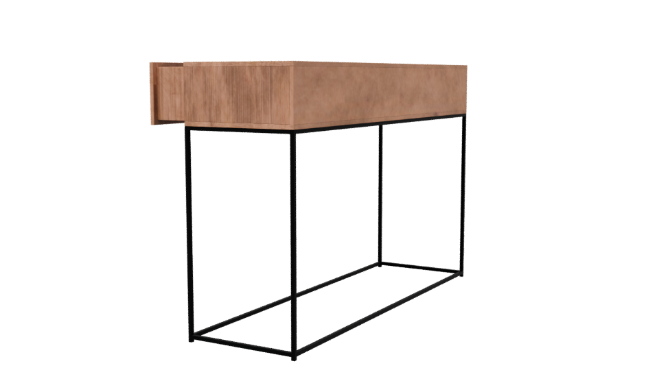 Stylish Minimalist Console Table 3D - Professional 3D Model Render 3