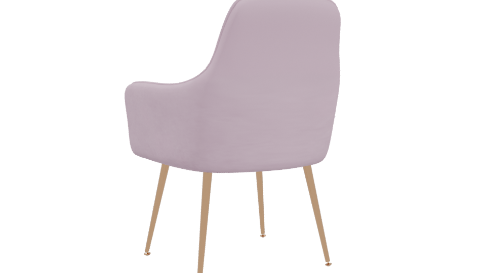Stylish Modern Accent Chair 3D Model - Professional 3D Model Render 4