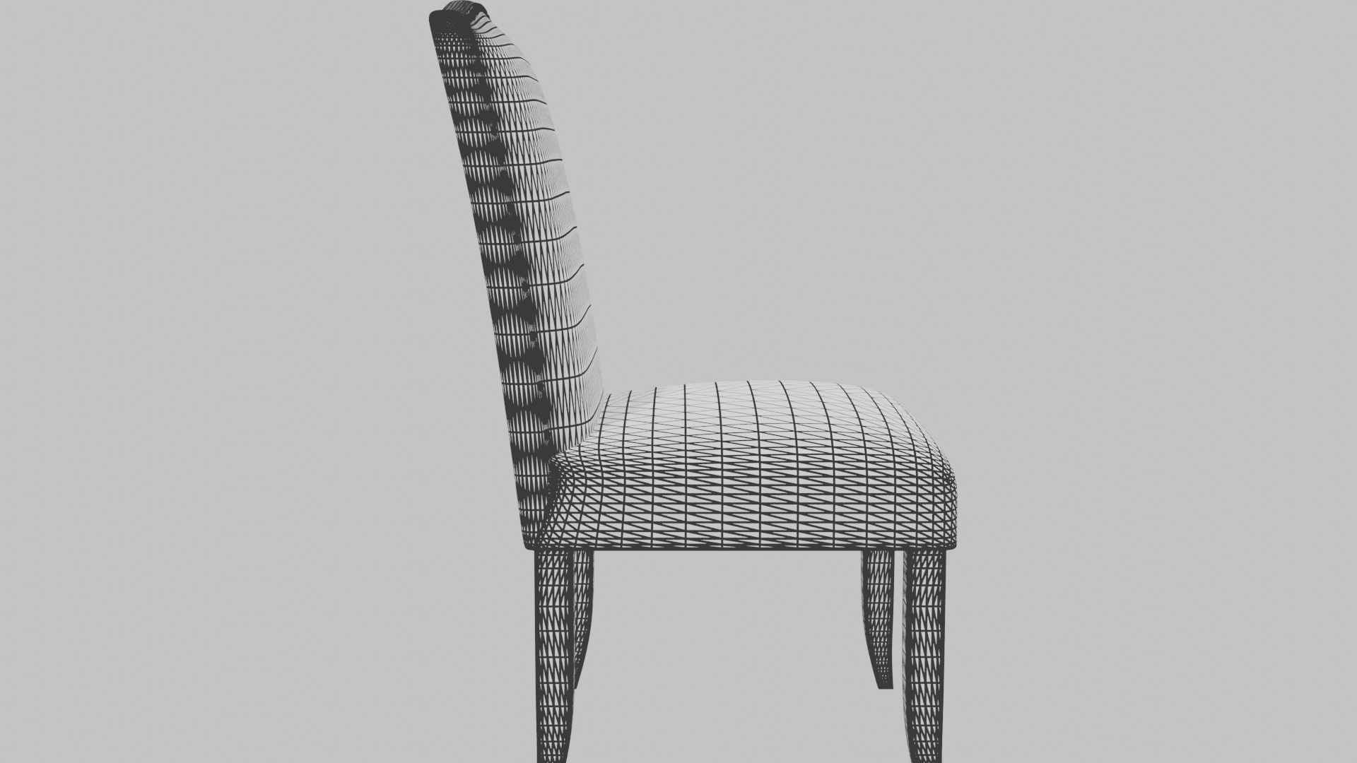 Stylish Modern Dining Chair 3D - Professional 3D Model Render 15
