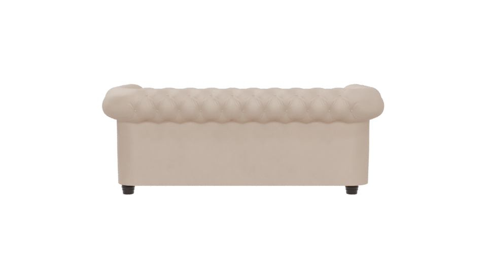 Elegant Classic Tufted Sofa 3D Model - Professional 3D Model Render 5
