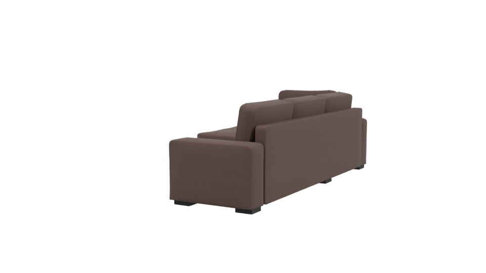 Stylish Corner Sofa 3D Model - Professional 3D Model Render 3
