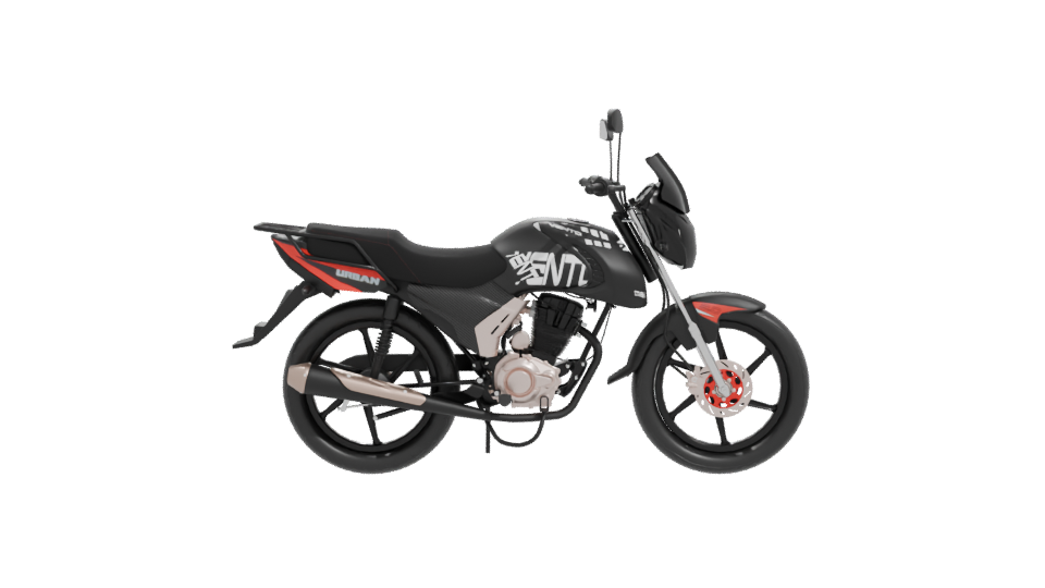 MOTO Vento Urban 200 cc Model - Professional 3D Model Render 11